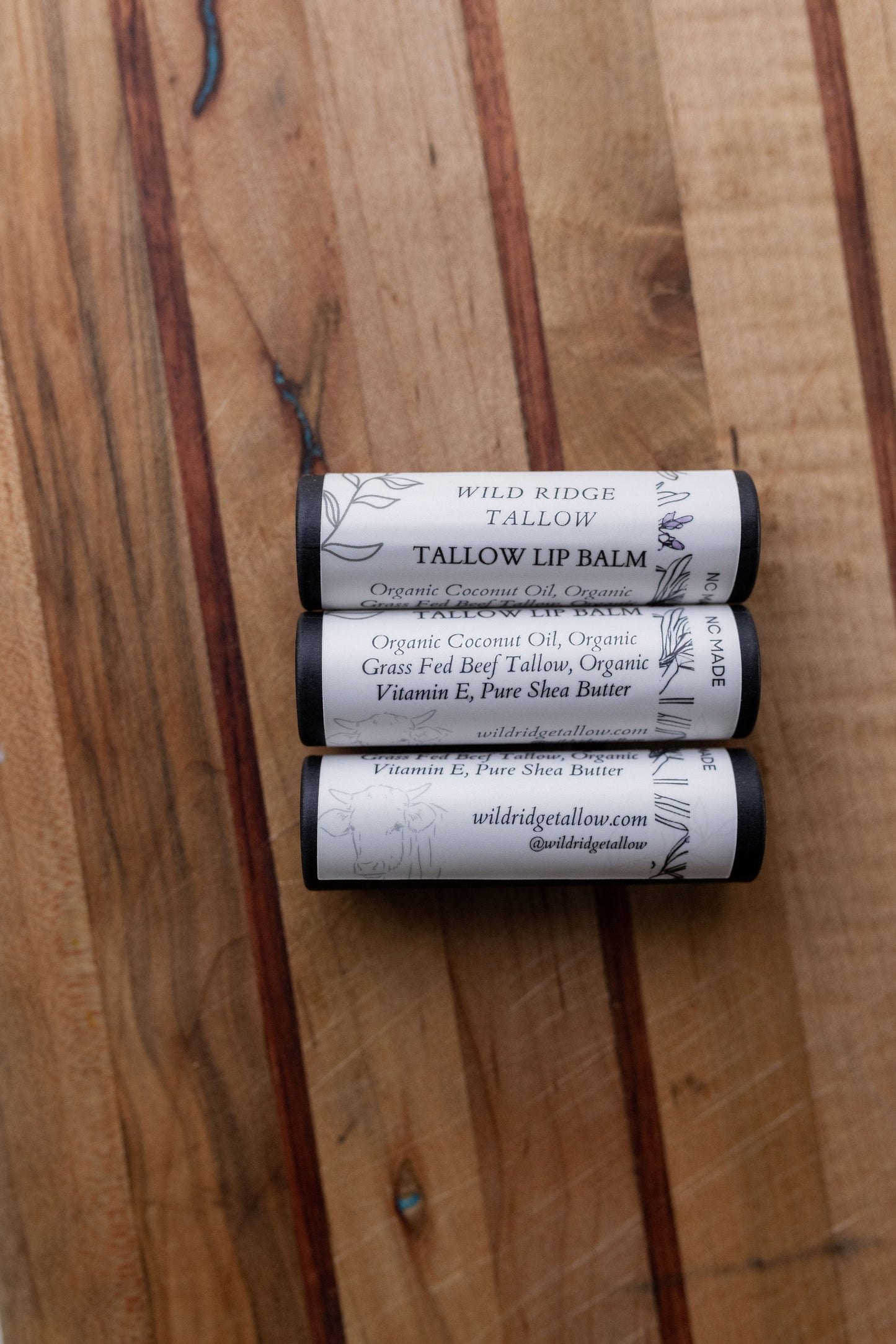 Wild Ridge Tallow 100% Grass-Fed Beef Tallow Lip Balm - Wild Ridge Tallow