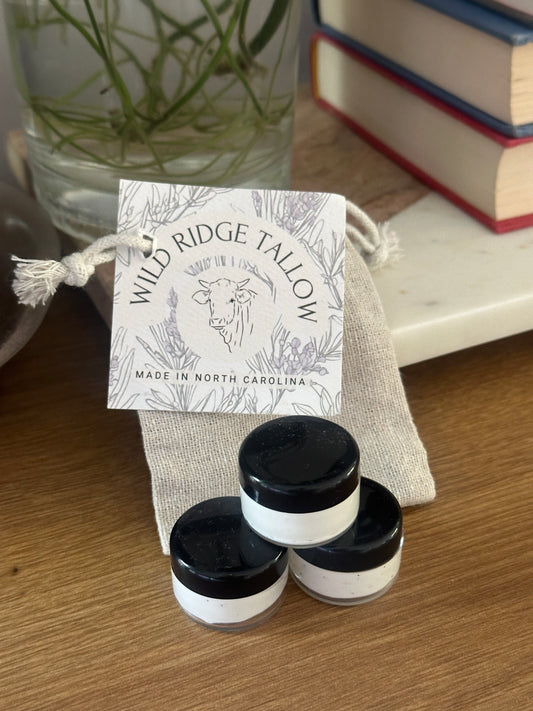 100% Non-GMO Grass-Fed Whipped Body Tallow Sample Pack - Made In NC