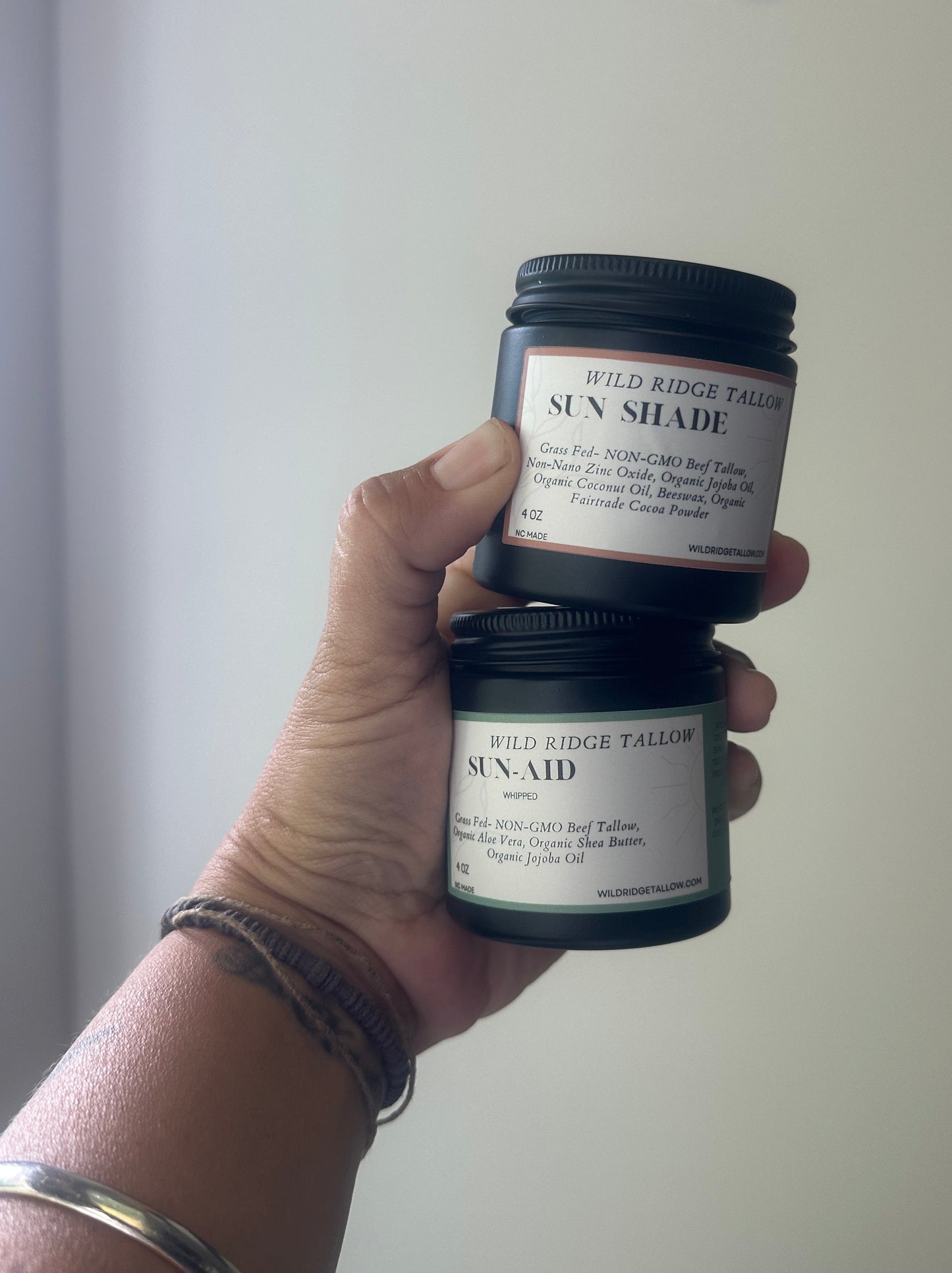 Wild Ridge Tallow Sun Set | Sun Shade & Sun Aid Outdoor Skin Care Bundle