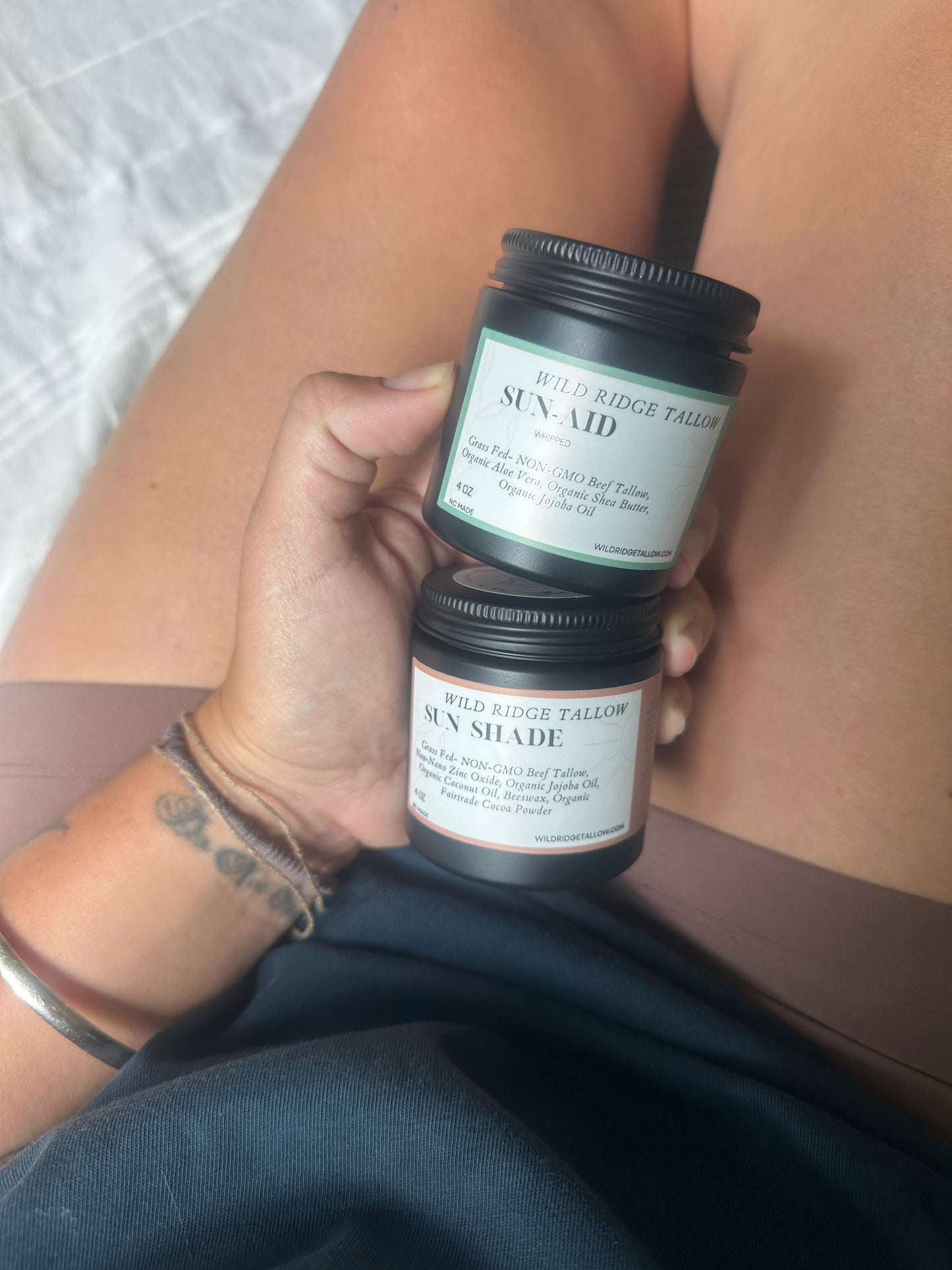 Wild Ridge Tallow Sun Set | Sun Shade & Sun Aid Outdoor Skin Care Bundle