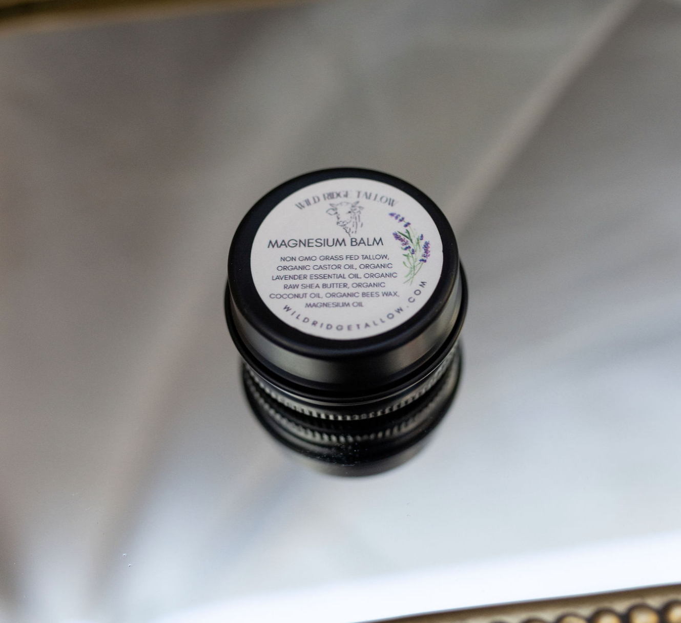 Wild Ridge Tallow Magnesium Balm 1oz Tin - Made In NC